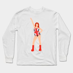 Geri Flag Dress Spice Girls Ginger Spice Long Sleeve T-Shirt